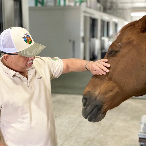 LIVSTAK TRUCKER HAT, HORSE DESIGN, ADJUSTABLE SNAPBACK, FASHION CAP, C1LVK02 - Picture 4 of 9